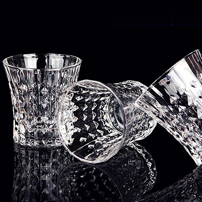 水晶透明水杯