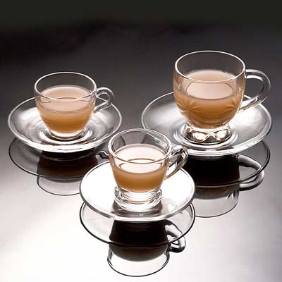 玻璃简约咖啡杯套装小花茶杯碟小资类型定制