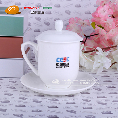 中国能建陶瓷茶杯定制