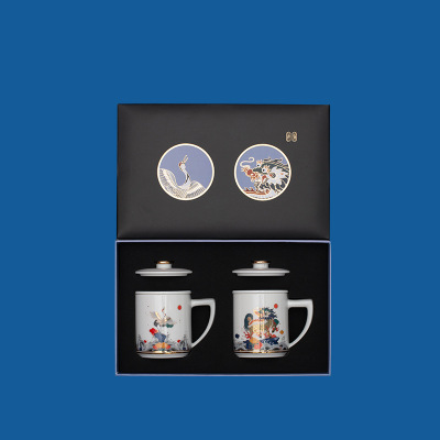 商务礼品套装陶瓷茶杯定制设计公司