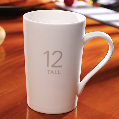 杯子带盖陶瓷水杯 广告纪念礼品杯咖啡杯印logo 马克杯定制